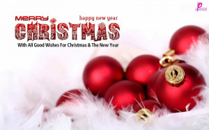 ... Balls Christmas Wishes and Greeting Quote Wallpaper Wide 2560x1600