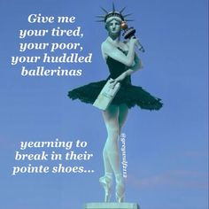 Statue of Balletberty - ballet ballerina bunhead dance dancer pointe ...