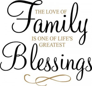 family poems and quotes | Family Blessings | Wall Decals - Trading ...