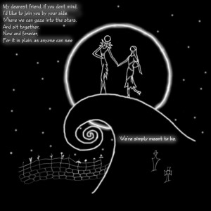 Jack And Sally Simply Meant To Be We're simply meant to be by