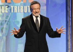 Actor Robin Williams at the 24th American Cinematheque Award benefit ...