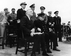 Atlantic Conference -Churchill Roosevelt