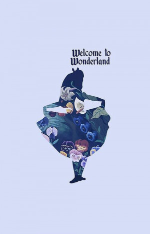 ... wonderland quote welcome to wonderland wonderland floral pattern