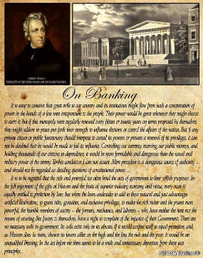 Andrew Jackson: On Banking (1767-1845)