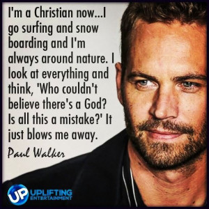 Quote from Paul Walker