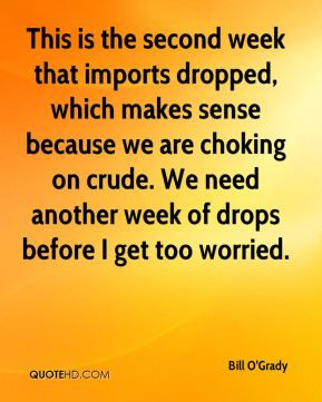 Bill O'Grady - This is the second week that imports dropped, which ...