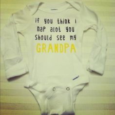 Baby onesie pregnancy announcement idea - #grandpa More