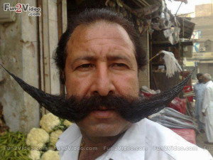 Funny Indian Man Funny Mustache