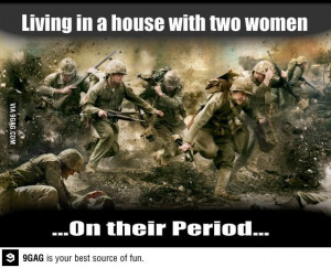 Women on their period..
