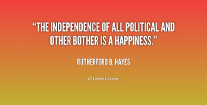 rutherford b hayes quotes and sayings