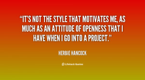 It's not exclusive, but inclusive, which is the whole spirit of jazz.