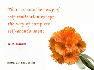 Mahatma Gandhi Quotes on Self-Realization