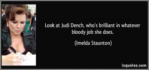 More Imelda Staunton Quotes