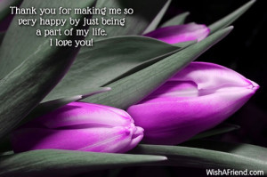 Thank You For Being My Life Partner Quotes ~ Cute Love Sayings