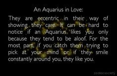 Aquarius in love