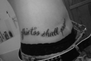 Bird With This Too Shall Pass Banner