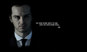 ... quote from The Pool . James Moriarty poster (quote from Reichenbach