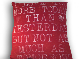 Pillow with Saying 