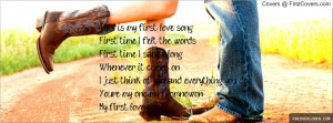 Luke Bryan- My First Love Song Profile Facebook Covers
