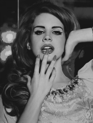 Lana Del Rey for Vogue Italia, August 2012 (Black And White)