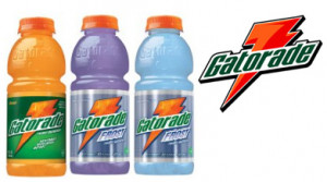 ... quench your thirst with a large Gatorade or Powerade post workout