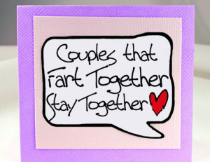 Funny Christmas Card for Couples. Cute Fart Card. Funny Couples Card ...