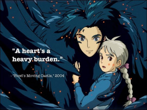 Howl's Moving Castle. I finally took the time to watch it and now it's ...