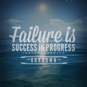 ... Is Success In Progress Unkown Quote graphic from Instagramphics