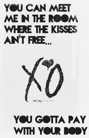 The Weeknd Kiss Land Quotes Tumblr The weeknd kiss land