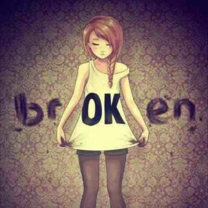 broken, girl, greek quotes