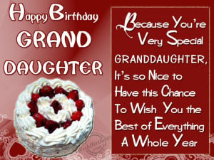 ... 1st Birthday Quotes For Granddaughter Wishing you happy birthday a