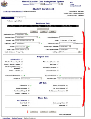 student enrollment form template