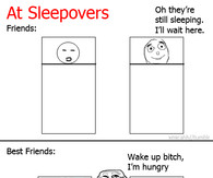 sleepovers! on ...