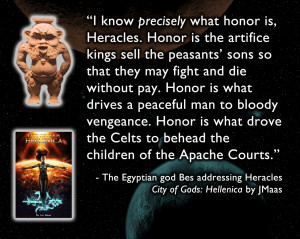 Quote from the Egyptian god Bes - City of Gods: Hellenica