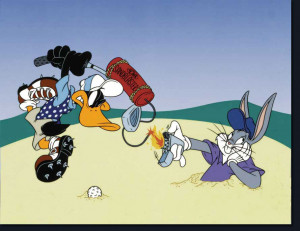Bugs Bunny and Daffy Duck 