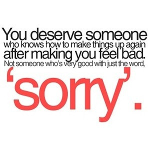 deserve more...