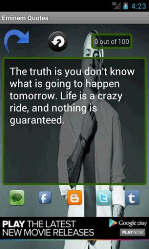 Eminem quotes and songs for your day 630 likes · 0. talking about ...