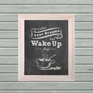 INSTANT DOWNLOAD. Printable Chalkboard Poster. Funny Quote. Home ...