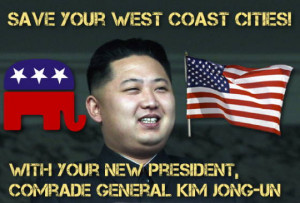 ... Kim Jong-un offers himself as the GOP nominee for President in 2012