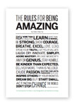The Rules for Being Amazing