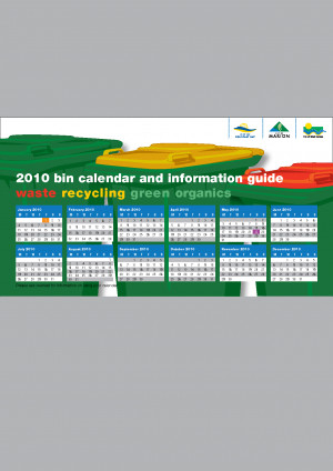 Cover Page Bin Calendar And...