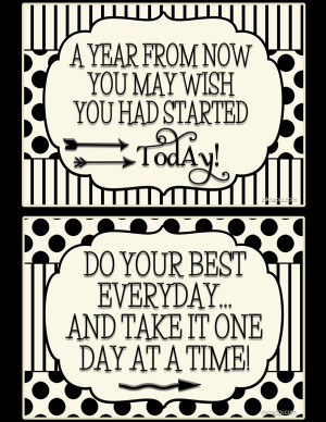 ... the new year! Motivational Quotes to inspire ----->> free printables