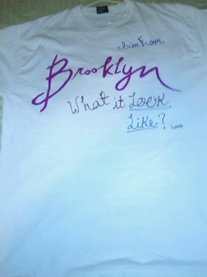 From Brooklyn What It Look Like Tee SHirt- With Website On Back