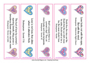 ... day printables valentine s day bookmarks topics famous people famous