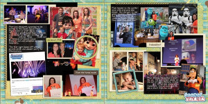 Disney Scrapbook Page Layout - Disney Social Media Moms Celebration ...