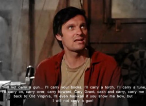 Hawkeye Pierce will not carry a gun on MASH! M*A*S*H* TV: This is my ...
