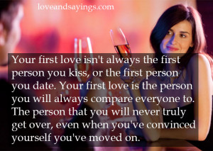 Your First Love Isn’t Always The First