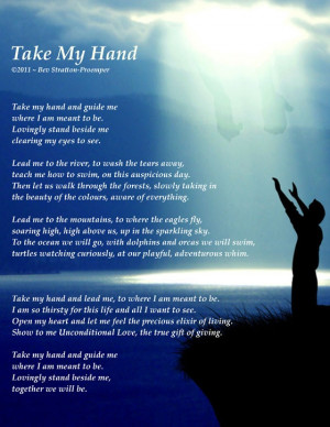 Quotes & Sayings: Take My Hand...