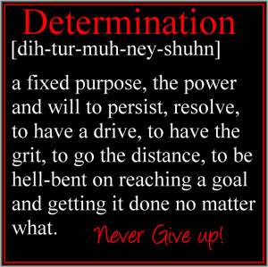 Determination Definition For Cancer Fighters