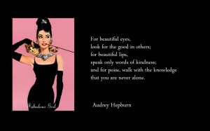 Fabulous Quotes – Audrey Hepburn